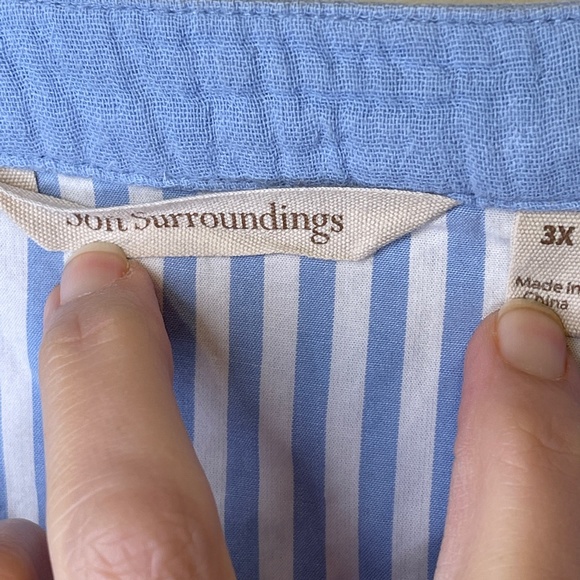 Soft Surroundings | Beachy Pullover Gauze Soft Texture Lightweight Comfy Tunic - Picture 12 of 14